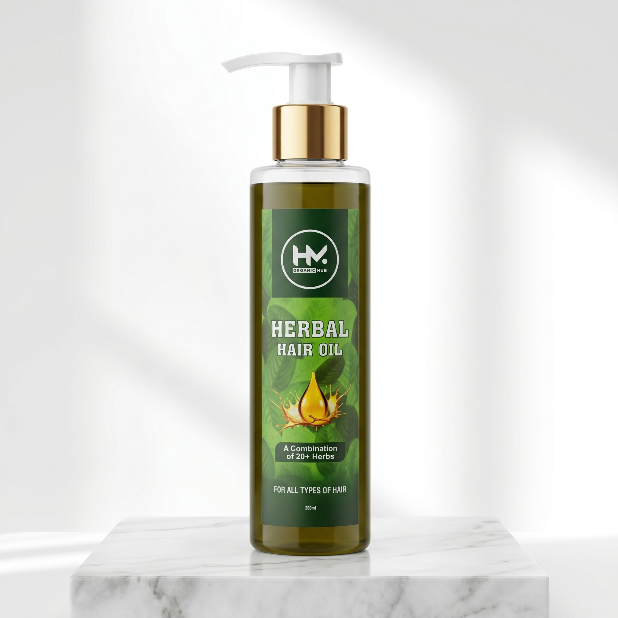 Herbal Hair Growth Oil for Strong, Thick & Healthy Hair